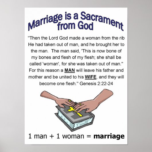 Marriage Sacrament poster (Voorkant)