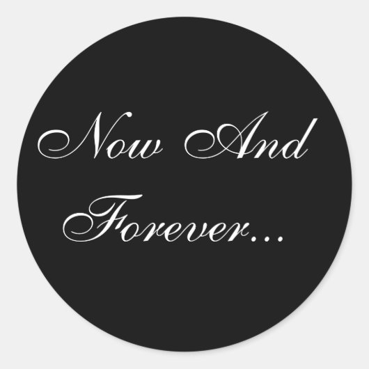 Marriage Vows Envelope Seal Ronde Sticker (Voorkant)