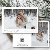 Married Bright Photo QR Code Mariage Faire-part
