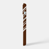 Marron Chocolat avec Rayures Blanches (Côté gauche)