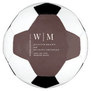Marron Chocolat Moderne Beige Amusant pour Mariage