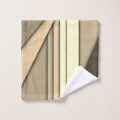 Marron monochrome moderne (Gant de toilette)