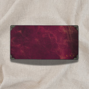 Marron Vintage Personnalisé Aspect Cuir