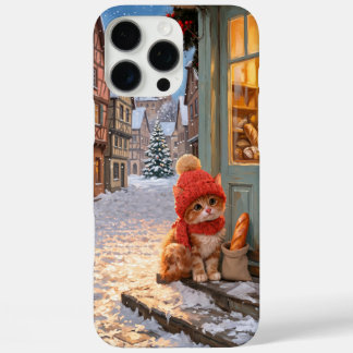 Marron Winter Bakkerij Kitten Phonehoesje iPhone 16 Pro Max Hoesje