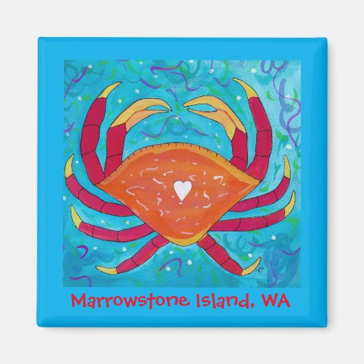 Marrowstone Island, WA Magnet (Devant)