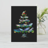 Marry Chrismas shark Save The Date (Staand voorkant)