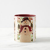 MARRY CHRISTMAS GOLD MUGS (Centre)