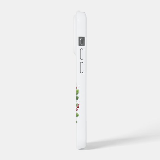 Marry Christmas iPhone 15 Pro Case (Côté gauche)
