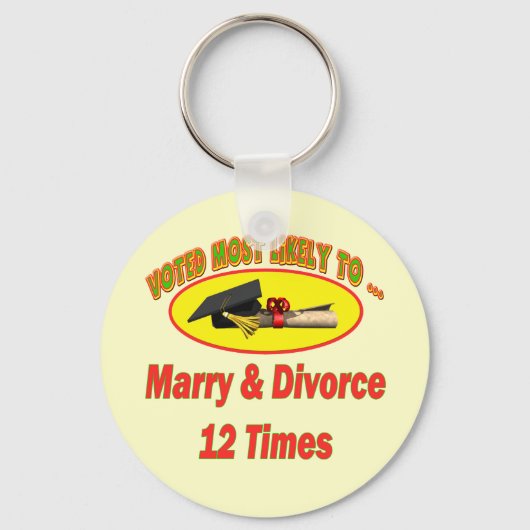 Marry en Divorce Sleutelhanger (Voorkant)