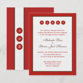 Marry Invitation Uitnodiging Briefkaart (Voorkant / Achterkant)