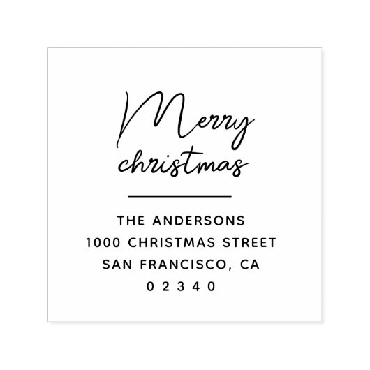 marry kerstcadeau zelfinktende stempel (Design)