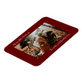 Marry Little Christmas Red Holiday Magnet (Côté Gauche)