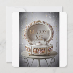 Marry Me - Carte de proposition d'amour éternel