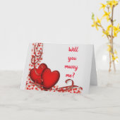 MARRY ME ***I "HOOP" JE! KAART (Gele Bloem)