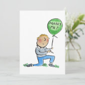 Marry me? kaart (Staand voorkant)