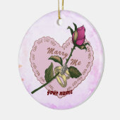 Marry Me mariage ornement (Gauche)