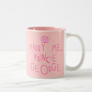 Marry Me Prince George Tweekleurige Koffiemok