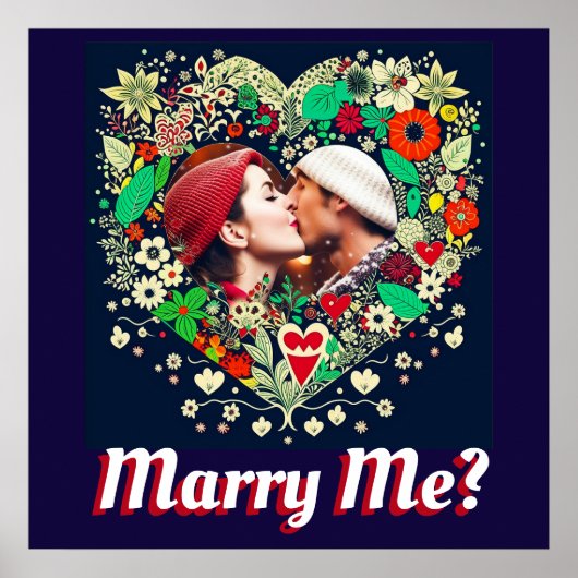 Marry Me | Proposal Poster (Voorkant)