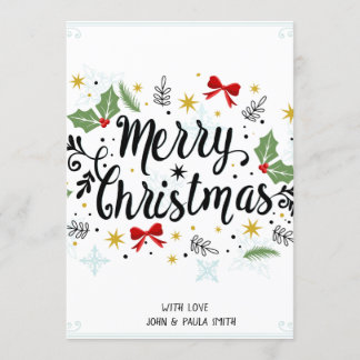 Marry Noël Carte d'invitation