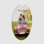 Marry Pas getrouwd kerstversiering Ornament (voorkant)