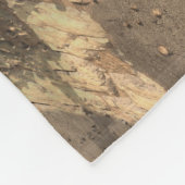 Mars 2020 Rover op het oppervlak van Mars. Fleece Deken (Hoek)