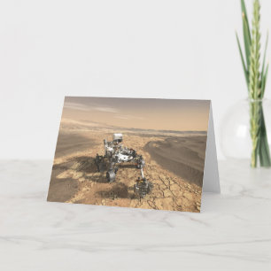 Mars 2020 Rover op het oppervlak van Mars. Kaart