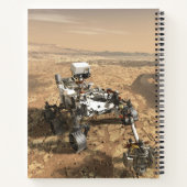Mars 2020 Rover op het oppervlak van Mars. Notitieboek (Achterkant)