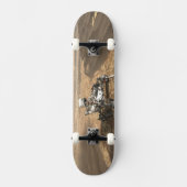 Mars 2020 Rover op het oppervlak van Mars. Skateboard (Voorkant)