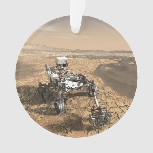 Mars 2020 Rover Sur La Surface De Mars. (devant)