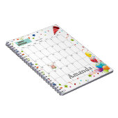 Mars 2022 Calendrier Joyeux Carnet d'anniversaire (Côté Droit)