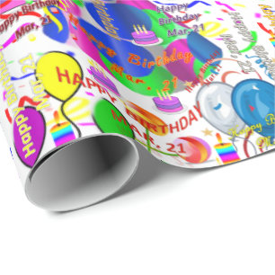 Mars, 21 Anniversaire Cadeau Papier