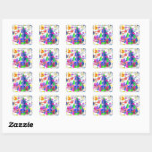 Mars, 2 Stickers Anniversaires de enfants (Feuille)