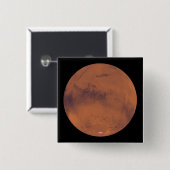 Mars 4 vierkante button 5,1 cm (Voorkant /achterkant)