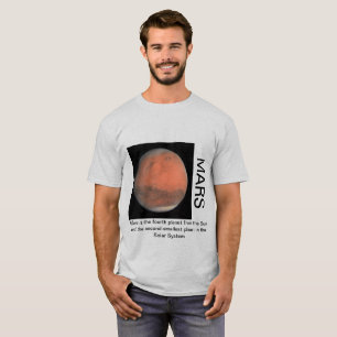 Mars a imprimé le T-shirt