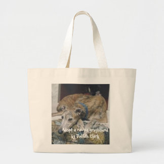 Mars, adopteer een rondtrekkende windhond van Deli Grote Tote Bag