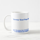 Mars-afbeelding: "James 'Cool Papa' Bell"  Koffiemok (Links)