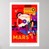 Mars, affiche de voyage (Devant)