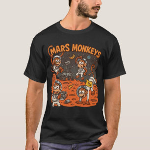 Mars Apen grappig dier T-shirt