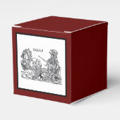 Mars Ares God of War Greco Roman Chariot Cartoon Bedankdoosjes (Voorkant Zijde)