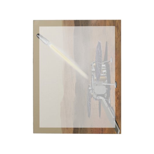 Mars Ascent Vehicle gelanceerd vanaf Mars. Notitieblok (Gedraaid)