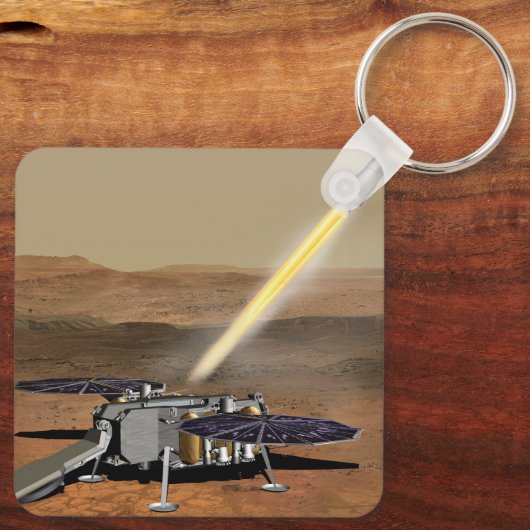 Mars Ascent Vehicle gelanceerd vanaf Mars. Sleutelhanger (Achterkant)