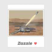 Mars Ascent Vehicle gelanceerd vanaf Mars. Sticker (Vel)