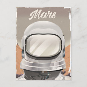  Mars Astronaut Briefkaart