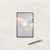 Mars atmosfeer en vluchtige evolutie missie. post-it® notes (Op bureau)