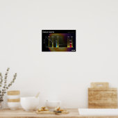 MARS ATMOSPHÈRE Space Image Poster (Cuisine)