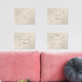 Mars Basketball 16 8 4 Team Bracket Jouer À Ecru (Salon)