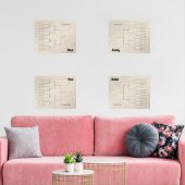 Mars Basketball Quadrant Bracket Ecru Abstrait (Salon)