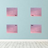 Mars Basketball Quadrant Support Nuages Roses (Parquet)