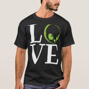 Mars Buitenruimte UFO Planeten Gelovige Vliegende T-shirt