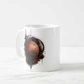 Mars Crimson Orbit Tasse de la planète céleste (Devant gauche)